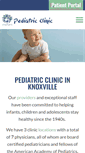 Mobile Screenshot of pediatricclinicknoxville.com